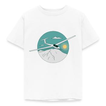 Planeur planeur planeur - T-shirt Enfant - blanc - Devant - AI Model Kid Male (0cm)