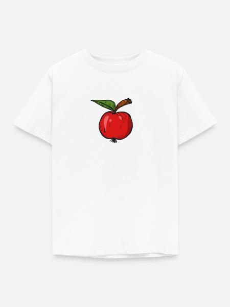 Apfel - Kinder T-Shirt - Weiß