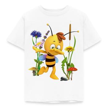 Biene Maja Willi Dabbing - Kinder T-Shirt - Weiß - Vorne - AI Model Kid Male (0cm)