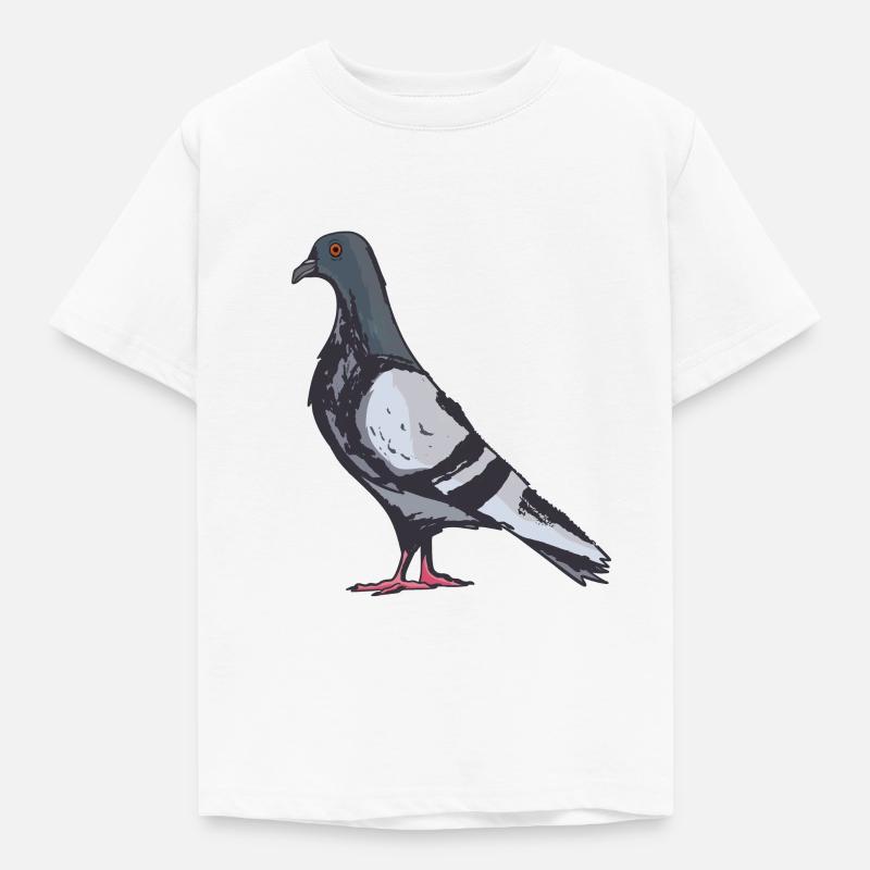 Tauben Taube Brieftaube Geschenk - Kinder T-Shirt - Weiß