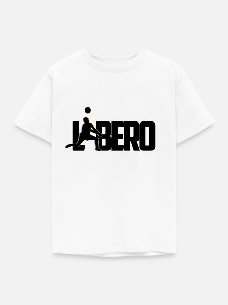 Volleyball Libero - Kinder T-Shirt - Weiß