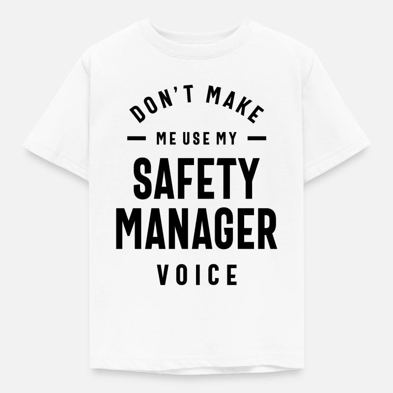 Cadeau de titre de poste de responsable de la sécurité - T-shirt Enfant - blanc