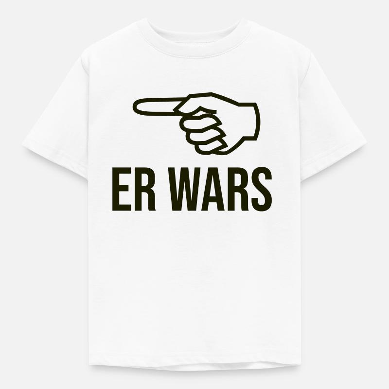 Er wars - Kinder T-Shirt - Weiß