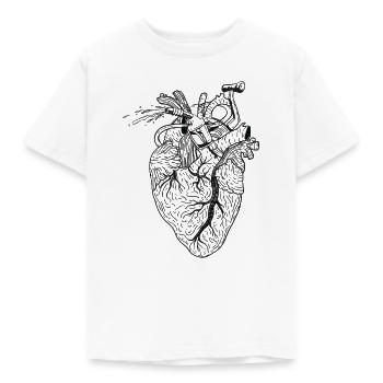 Tuning Tuner Car Mechanic Poser Heart Gift - Kids' T-Shirt - white - Front - AI Model Kid Male (0cm)