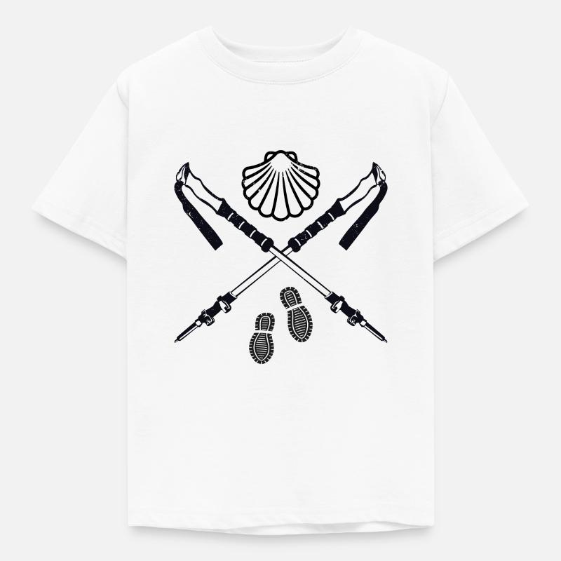 Chemin de Saint-Jacques - T-shirt Enfant - blanc