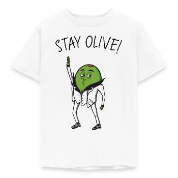 Stay Olive Rock N Roll Tanzen Geschenk - Kids' T-Shirt - white - Front - AI Model Kid Male (0cm)