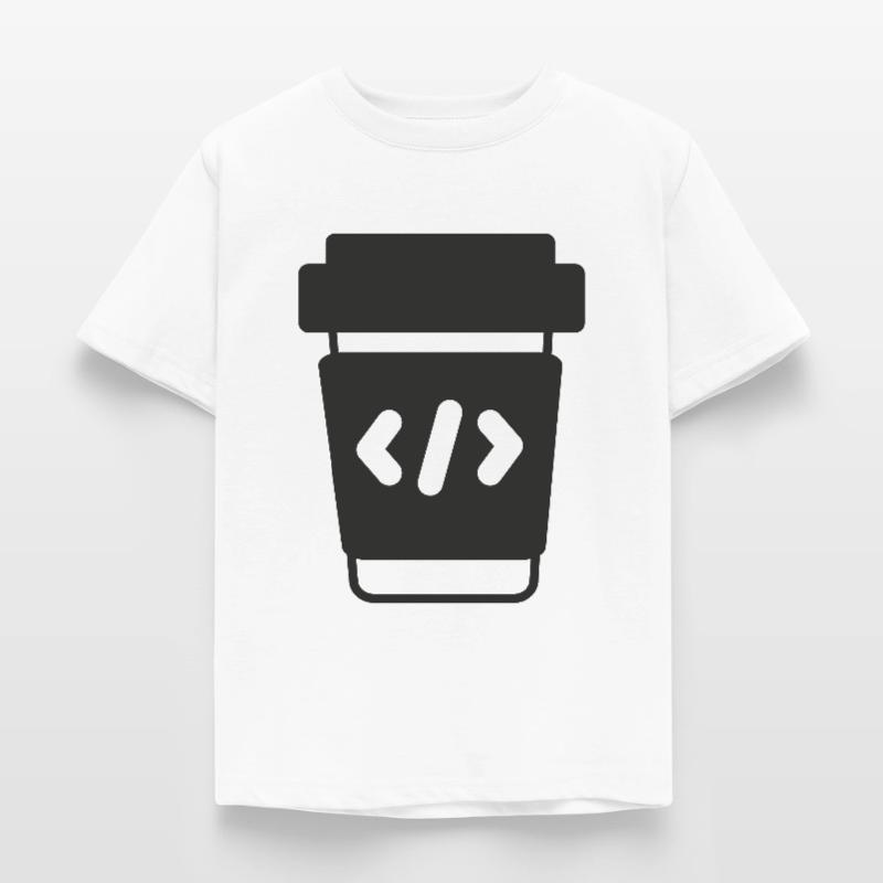 Programmeur Codeur Codage Café T-shirt Enfant