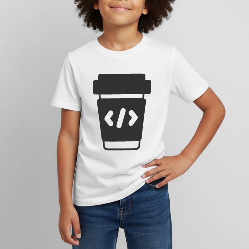 Programmierer Coder Coding Kaffee Kinder T-Shirt