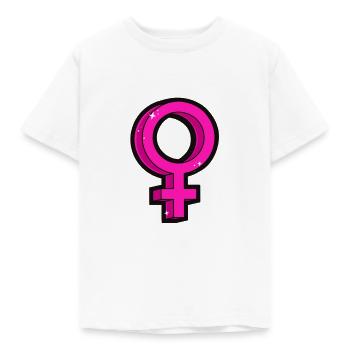 Symbole de la femme - T-shirt Enfant - blanc - Devant - AI Model Kid Male (0cm)