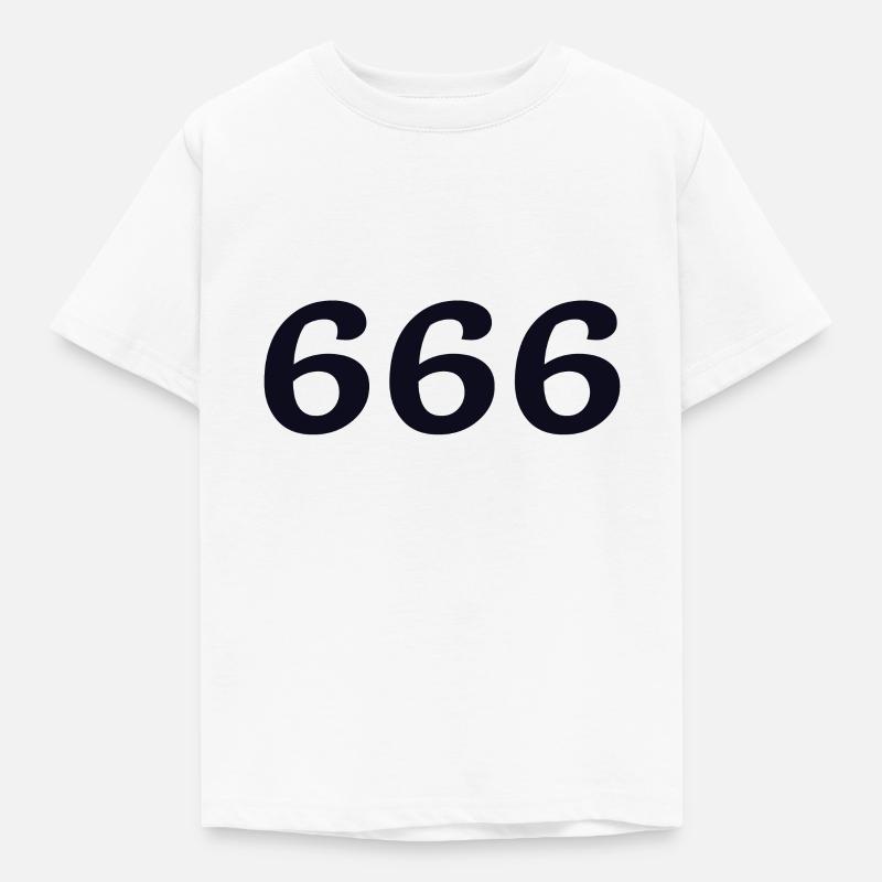 666 - T-shirt Enfant - blanc