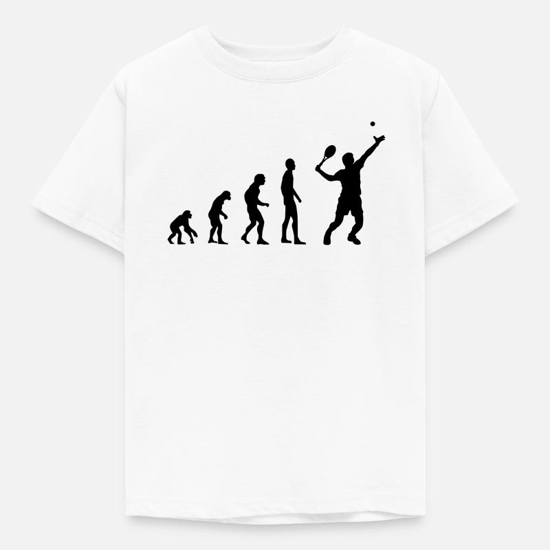 Tennis Evolution - T-shirt Enfant - blanc