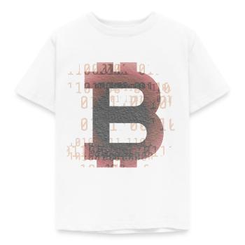 Bitcoin Logo - T-shirt Enfant - blanc - Devant - AI Model Kid Male (0cm)