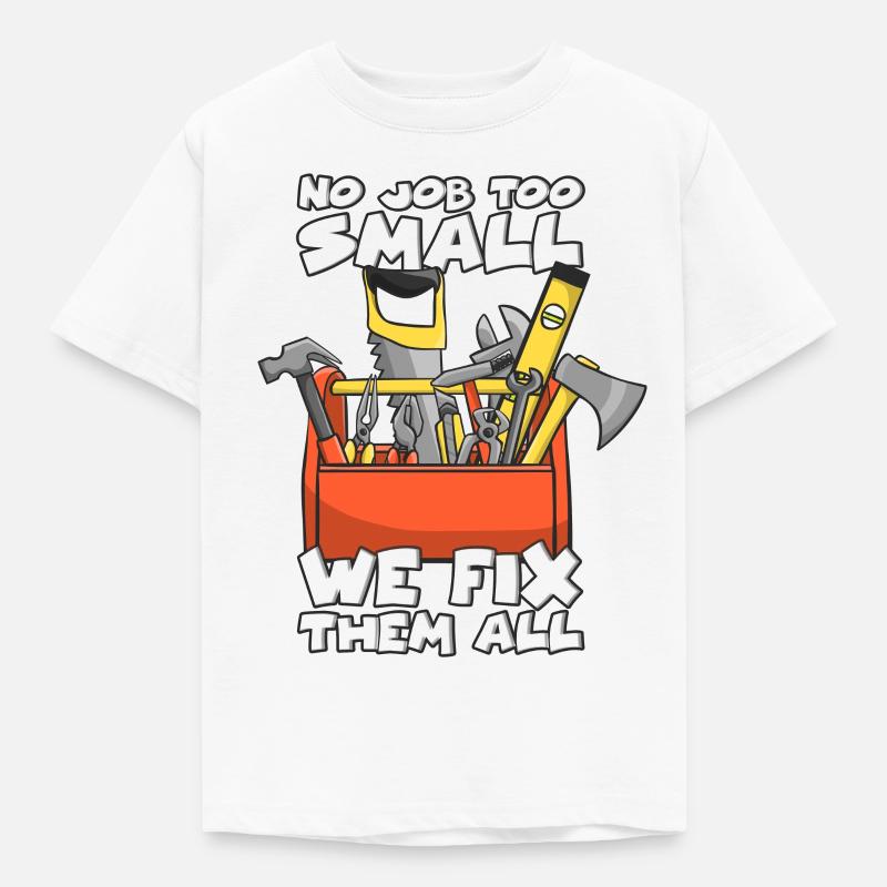 Handwerker - Kinder T-Shirt - Weiß