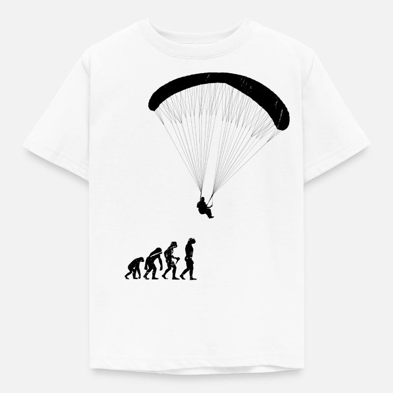 Evolution parapente - T-shirt Enfant - blanc