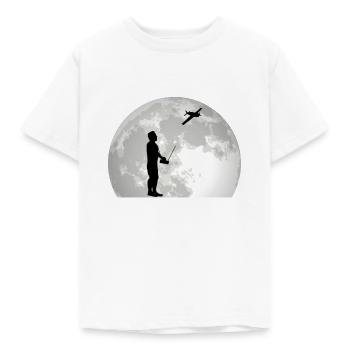 Modèle de lune Modèles modèles réduits - T-shirt Enfant - blanc - Devant - AI Model Kid Male (0cm)