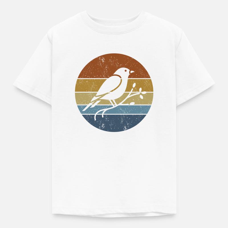 Observation des oiseaux Oiseaux Oiseaux Oiseaux Oiseaux - T-shirt Enfant - blanc