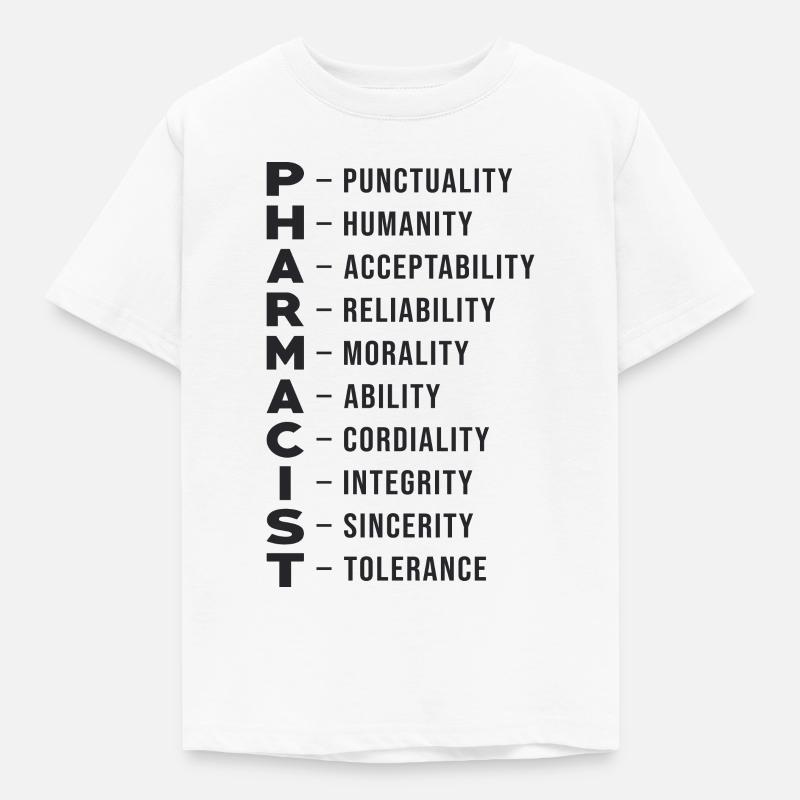 Pharmacies Technician Pharmacist Pharmacy Gift - Kids' T-Shirt - white