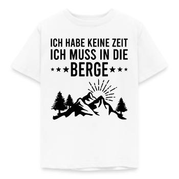 Lustiger Berge Wandern Spruch - Kinder T-Shirt - Weiß - Vorne - AI Model Kid Male (0cm)