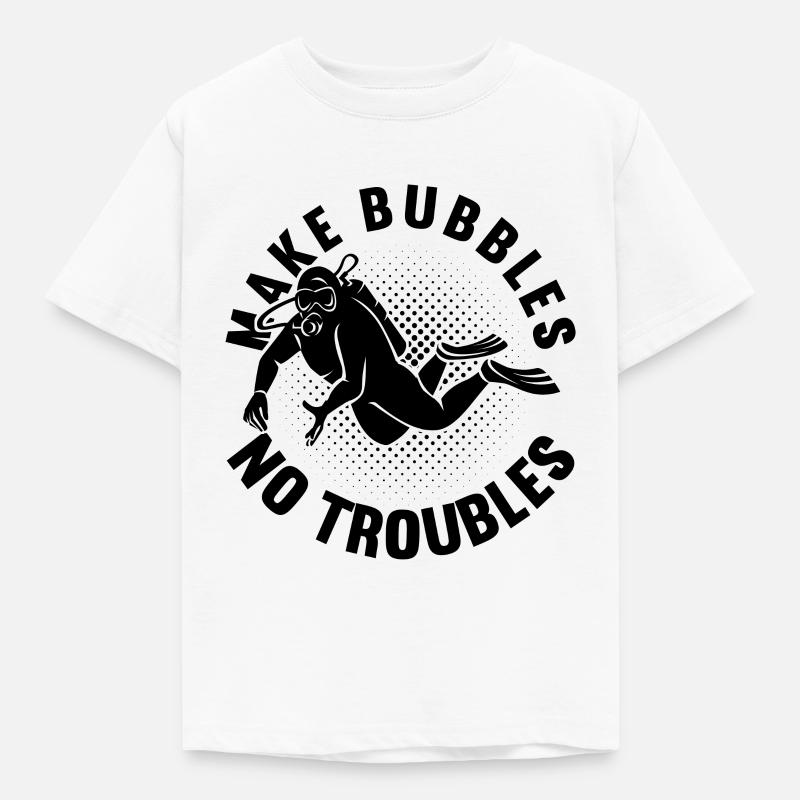 Plongée Plongée Plongée Plongée Cadeau - T-shirt Enfant - blanc