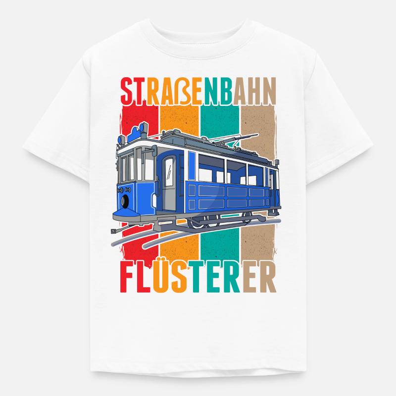 Straßenbahn Flüsterer Straßenbahnfahrer S-Bahn - Kinder T-Shirt - Weiß