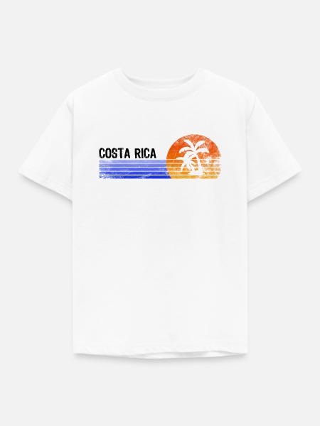 Costa Rica - Kinder T-Shirt - Weiß