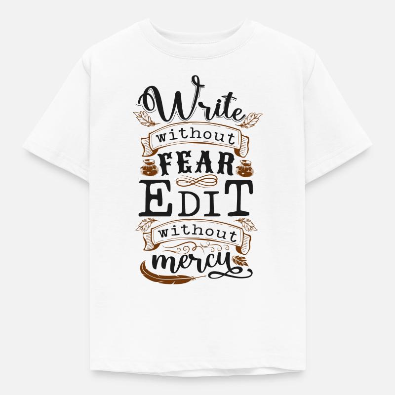 Writing Novel Writer & Published - Kinder T-Shirt - Weiß