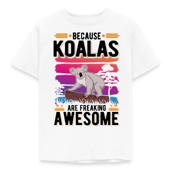 Koala Koalabär - Kinder T-Shirt - Weiß - Vorne - AI Model Kid Male (0cm)