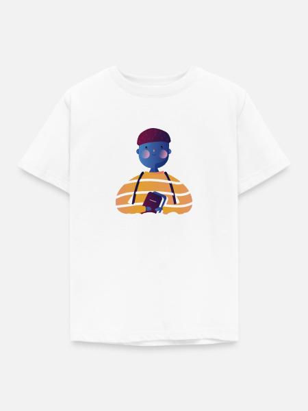 Autist - Kinder T-Shirt - Weiß