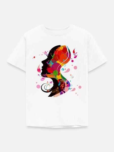 Ich bin eine Frau - Kinder T-Shirt - Weiß