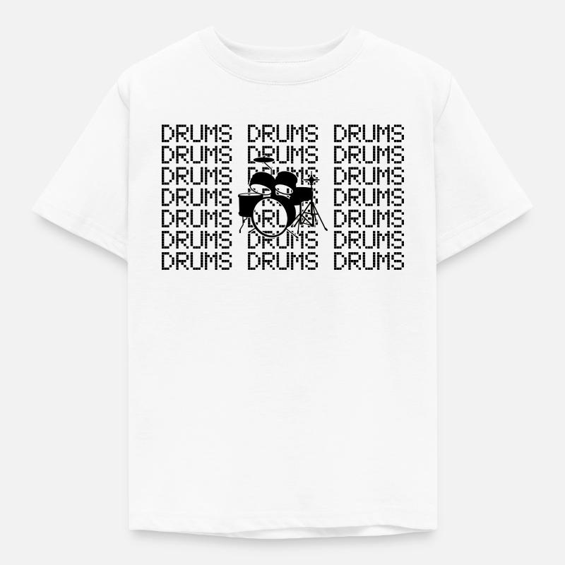 Percussion - Kids' T-Shirt - white