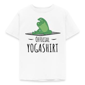 Yogi Namaste & Meditations Om Mantra Zen Yoga - Kids' T-Shirt - white - Front - AI Model Kid Male (0cm)