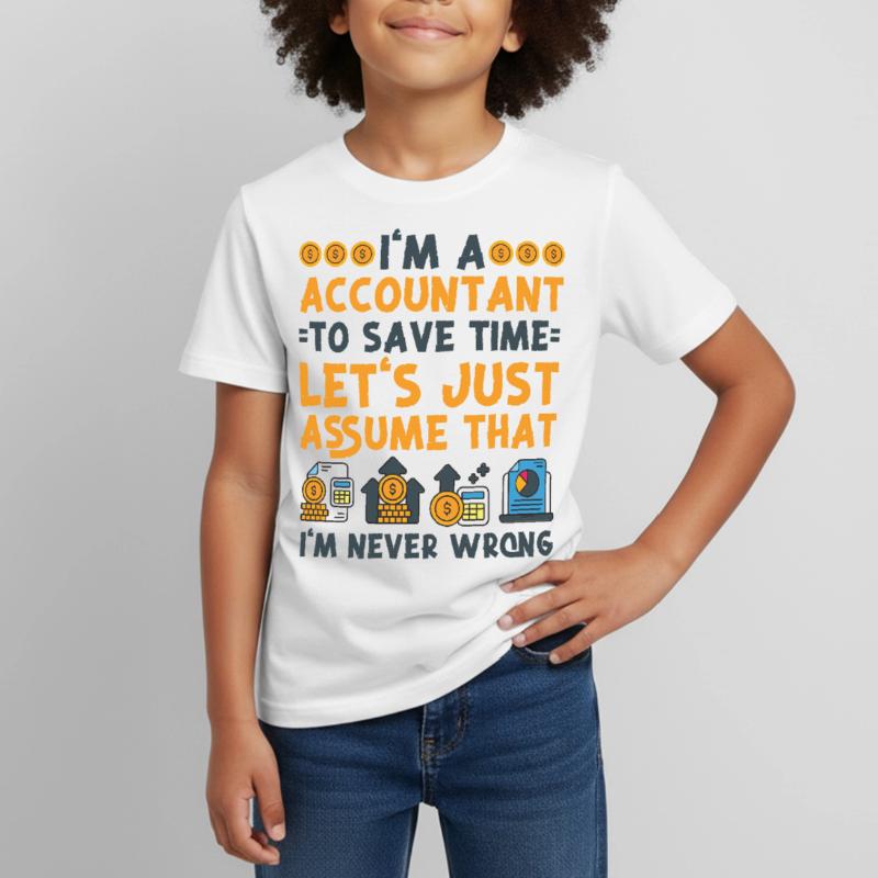 Comptable Comptable Comptable T-shirt Enfant