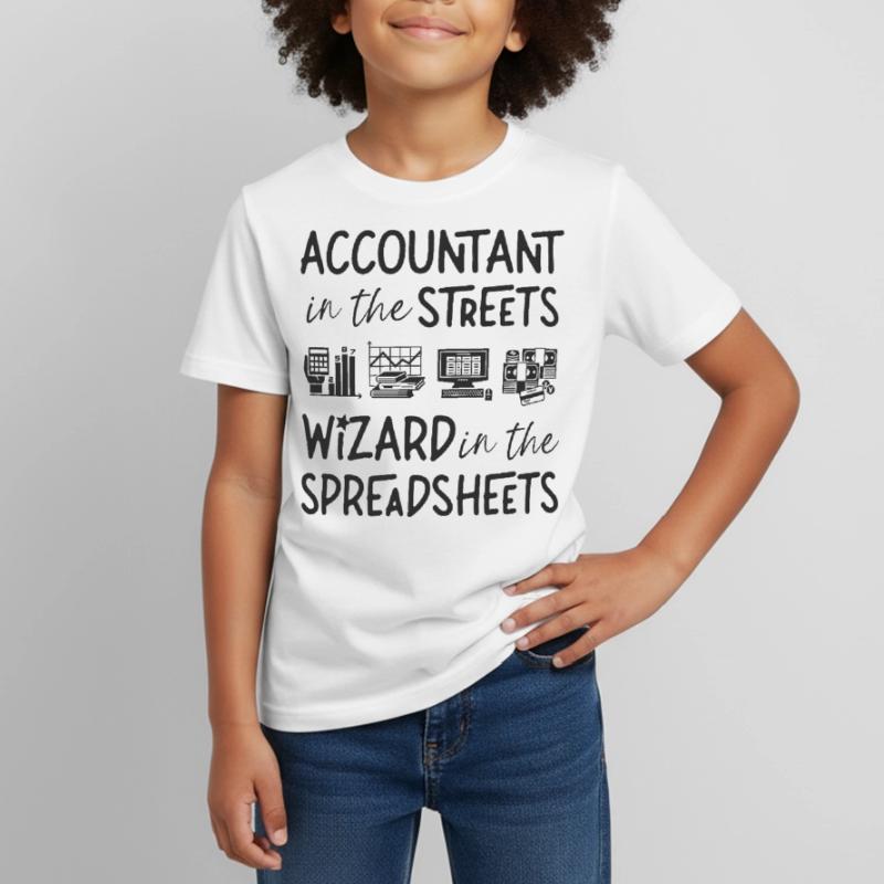 Comptable Comptable Comptable T-shirt Enfant