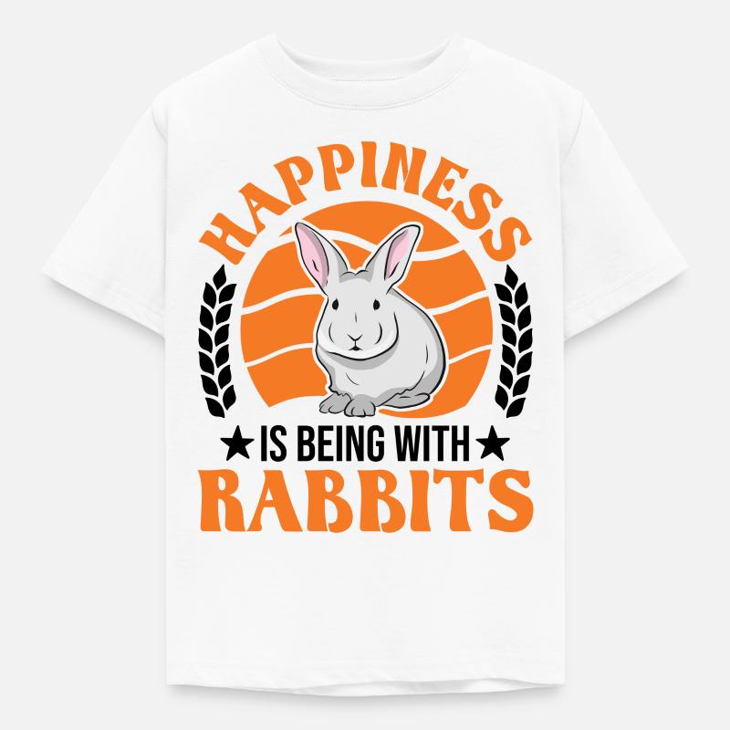 Rabbit Lucky Rabbit Rabbit - Kids' T-Shirt - white