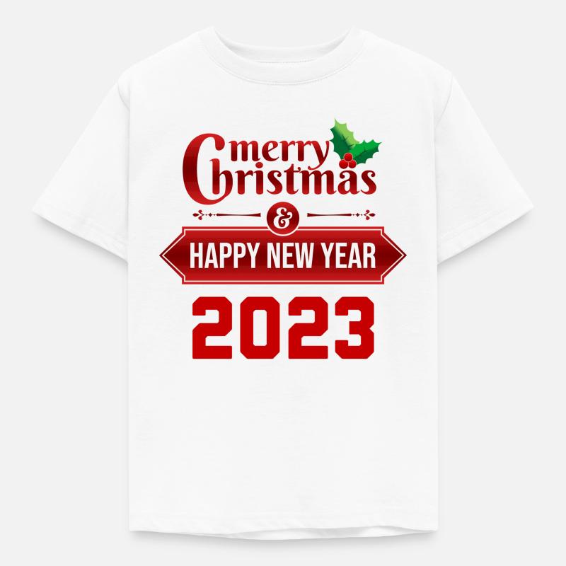 Marché de Noël Marché de Noël Marché de Noël - T-shirt Enfant - blanc