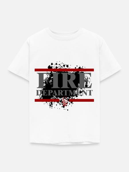 Feuerwehr - Kinder T-Shirt - Weiß