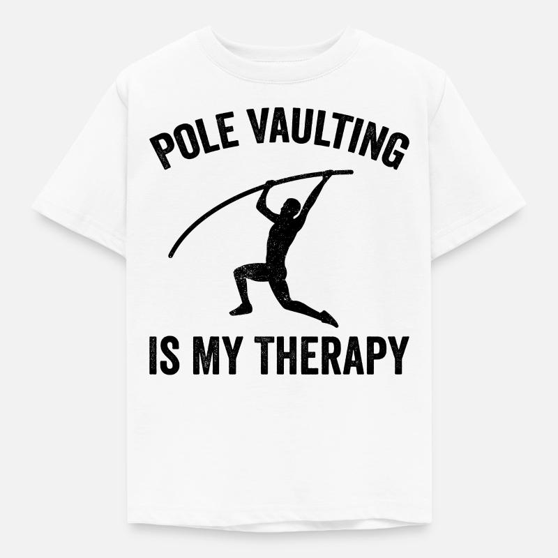 Fun Pole Vault Pole Vault - Kids' T-Shirt - white