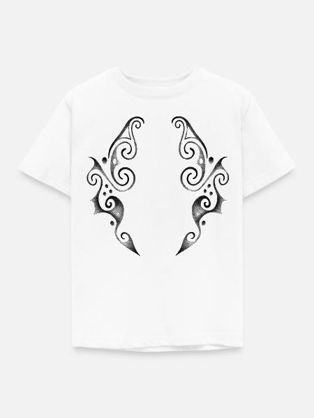 Altes Punktwork-Dotwork-Symbol - Kinder T-Shirt - Weiß