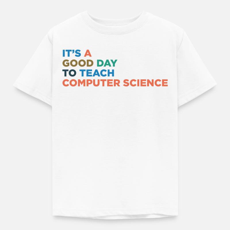 Teaching Computer Science Teachers - Kids' T-Shirt - white