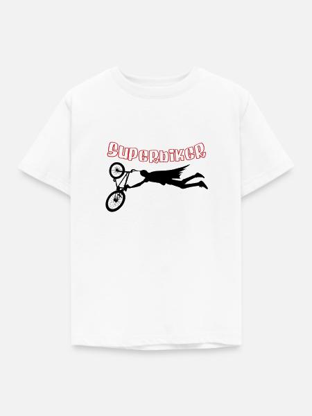 Superbiker Superhelden - Kinder T-Shirt - Weiß
