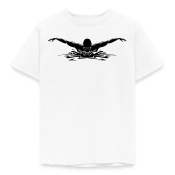 Natation Nageurs Natation - T-shirt Enfant - blanc - Devant - AI Model Kid Male (0cm)
