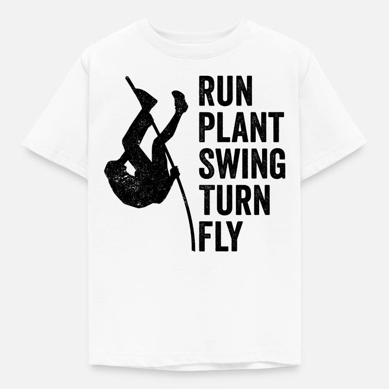 Fun Pole Vault Pole Vault Pole Vault - Kids' T-Shirt - white
