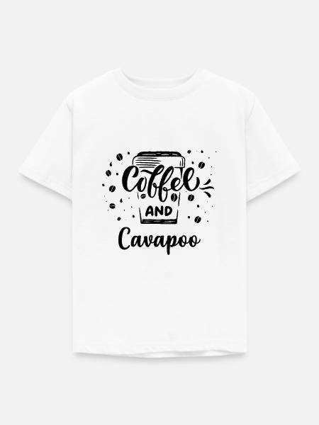 Cavapoo - Kinder T-Shirt - Weiß