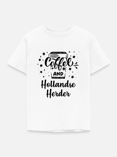 Hollandse Herder - Kinder T-Shirt - Weiß