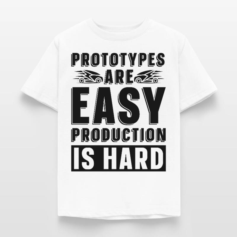 Prototypes Are Easy Programmer Engineer Robotics Kinder T-Shirt