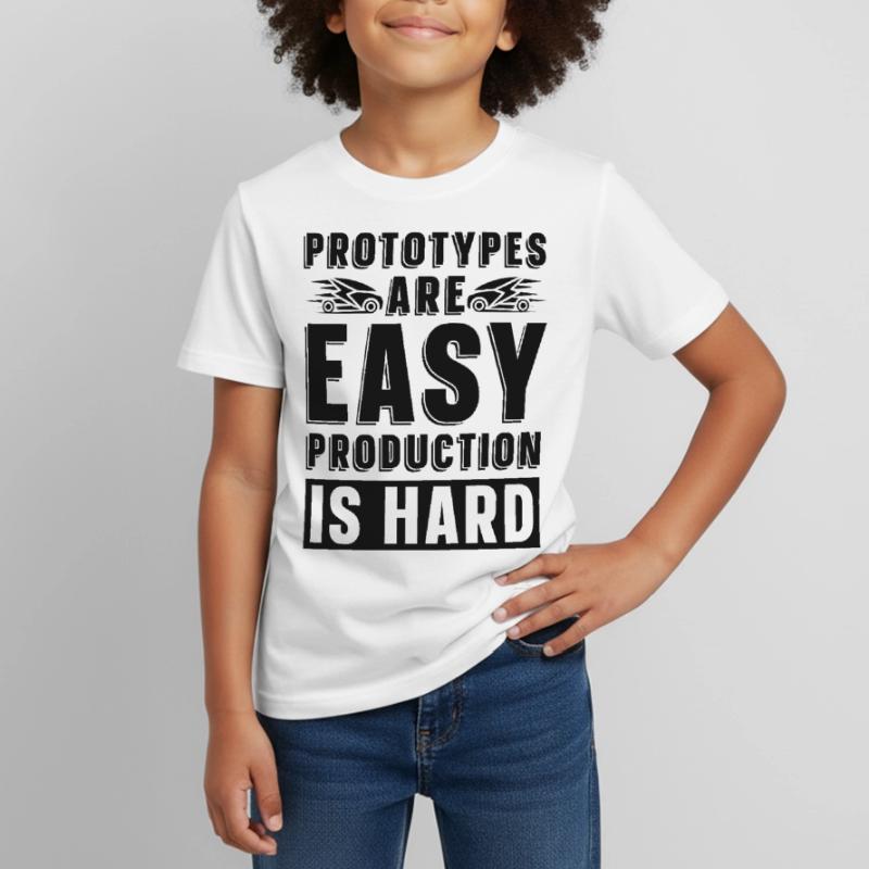 Prototypes Are Easy Programmer Engineer Robotics Kinder T-Shirt