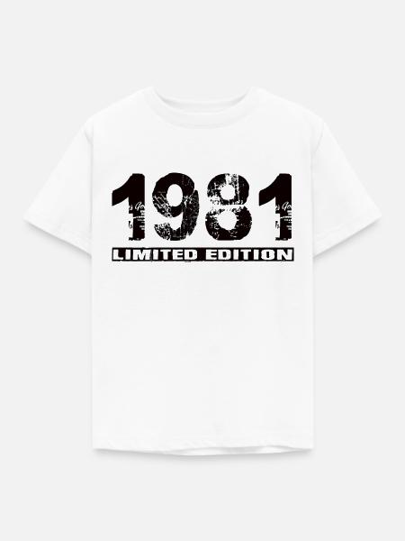 Limited Edition 1981 - Kinder T-Shirt - Weiß