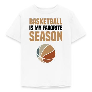 Basketball Tall Player Sports - Kids' T-Shirt - white - Front - AI Model Kid Male (0cm)