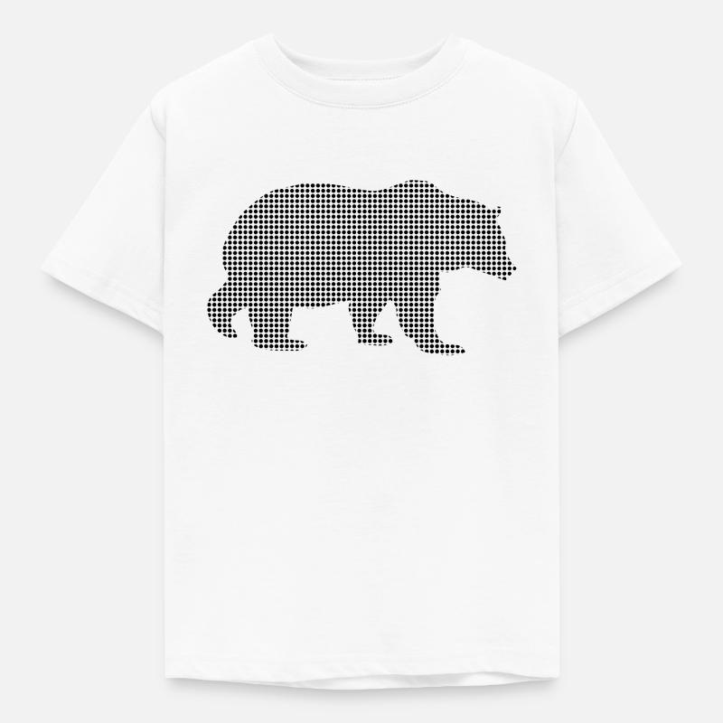Bär - Kinder T-Shirt - Weiß
