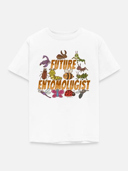 Insekten Design - Kinder T-Shirt - Weiß